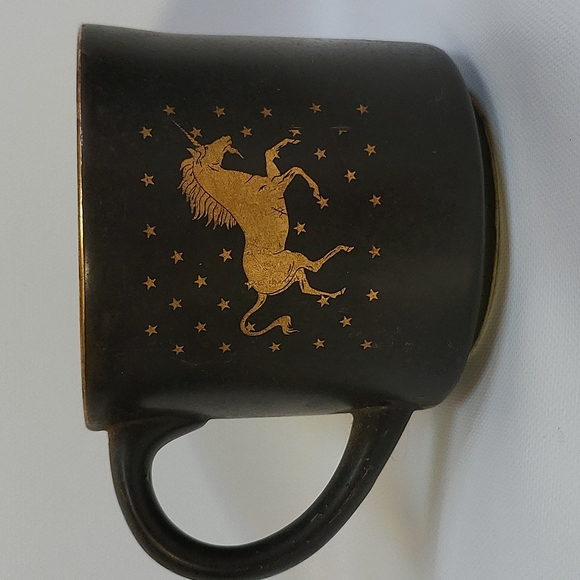 Unicorn And Stars Brown Ceramic Coffee Mug - Picture 7 of 12